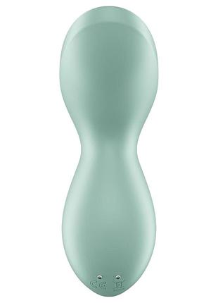 Клиторальный вибратор с жемчужной стимуляцией satisfyer exciterrr голубой 5