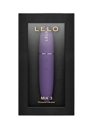Вибропуля - помада lelo mia 3 фиолетовая 9