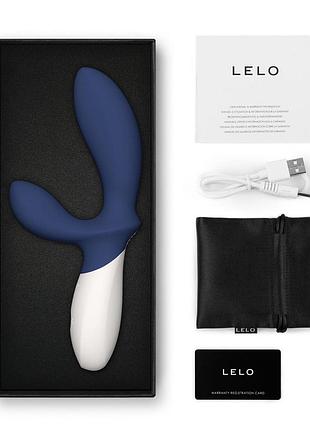 Массажер простаты lelo loki wave 2 base blue 4