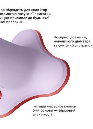 Фалоімітатор fun factory amor бузковий 3
