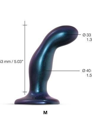 Дилдо strap-on-me snaky metallic blue m 2