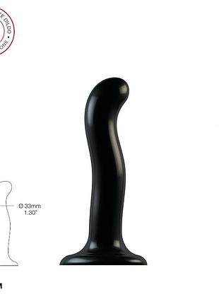 Насадка для страпона strap-on-me p&g-spot dildo m 3