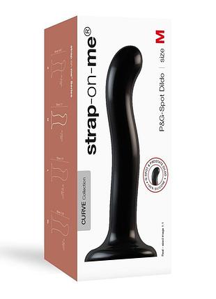 Насадка для страпона strap-on-me p&g-spot dildo m 5