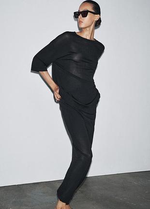 Юбка лимитированная коллекция zara, шерсть+альпака, новая с бирками