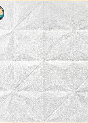 Самоклеюча декоративна настінно-стельова 3d панель 700х700х5мм зірки (116) sw-00000008