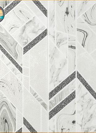Панель стінова 3d 680х680х4мм абстракція сіра sw-00001990