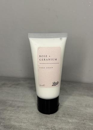 Це крем для рук boots rose + geranium