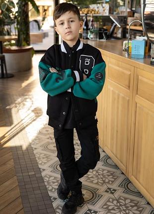 Бомбер на флісі