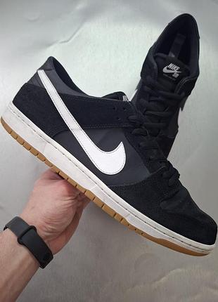 Кроссовки nike zoom dunk low pro sb 'black gum'