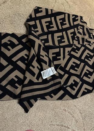 Шарф италия монограмм