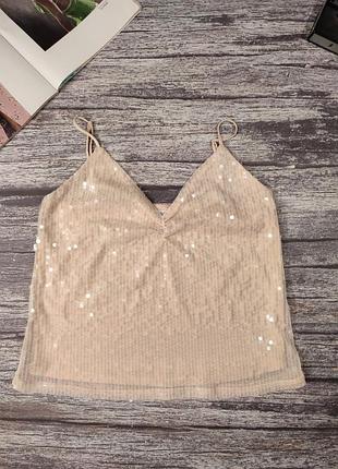 Жіноча майка в паєтки