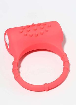 Виброкольцо для улучшения эрекции розовый k0198-3