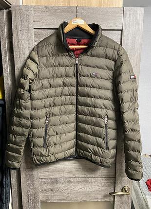 Пуховик tommy hilfiger мужской сезон осень-весна ультра пуховик