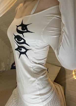 Лонг/кофта з кастомним малюнком 3