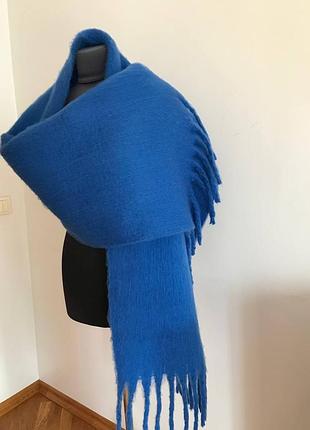 Шарфи жіночі теплі зимові з бахромою
