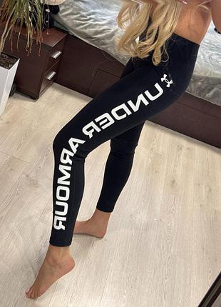 Женские хлопковые черные лосины