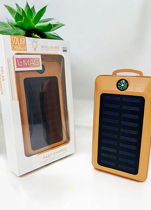 Солнечный power bank 18000 mah умб power bank solar 18000 mah мобильное зарядное с солнечной панелью и лампой, power bank charger павербанк повербанк