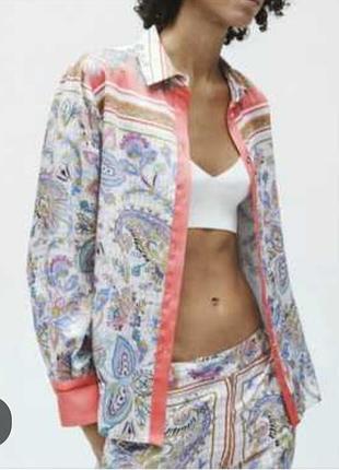 Сорочка рубашка атласна