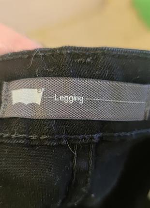 Женские черные джинсы levis legging 29w/32l4 фото