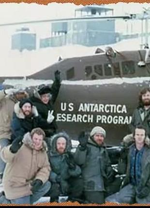 Металева вінтажна табличка щось the thing фільм жахи 14х20 см