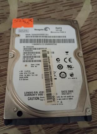 Seagate 500gb hdd жорсткий диск 
ноутбуковий розмір
(бонусом кардиналs 11 за бажанням)