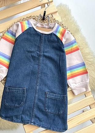 Джинсова сукня next на 1,5-2 роки 3
