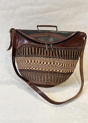 Плетена сумка кошик