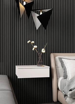 Прикроватная тумба doros левия белый 1ш 46х31х15 см drs-011640