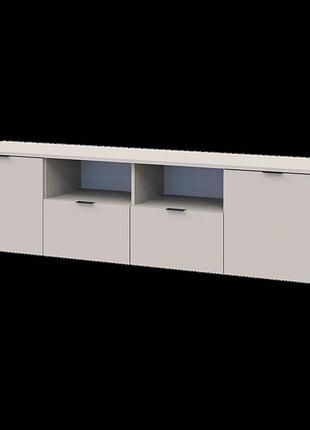Тумба под тв doros рон 4 180х38х50 см кашемир (drs-011455)