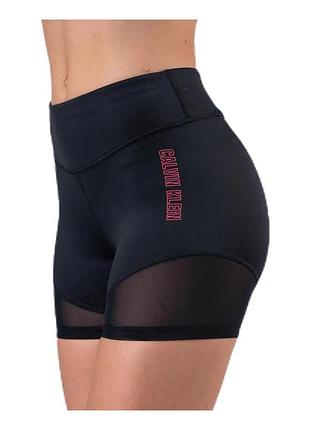 Calvin klein женские черные шорты-лосины р.м