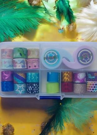 20 шт. набір скотч декоративний із диспенсером