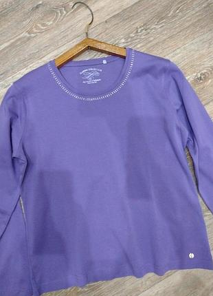 Лонгслив реглан базовый размер указан 40, катон 💯 , сиреневый цвет.