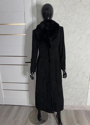 Довге пальто готичне пальто з легким золотистим блиском, м