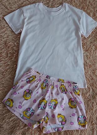 Фирменная пижама (хлопок) 4-6 размер, евро 32-34