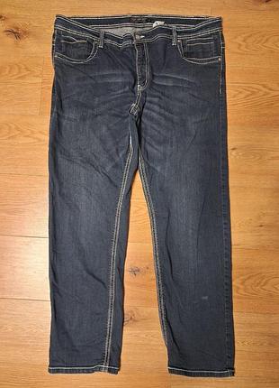 Джинсы женские синие regular bpc sellection, размер 7xl - 8xl