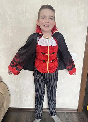 Карнавальний костюм вампір граф дракула 9-10 хеловін геловін