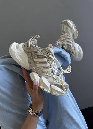 Женские кроссовки adidas xlg runner | beige / white (р)