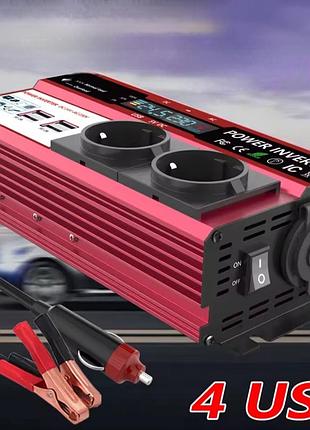 Инвертор. преобразователь напряжения 3000w