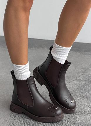 Зимние челси женские