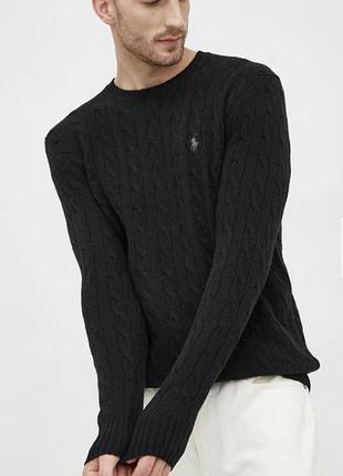 Вовняний светр polo ralph lauren шерсть + кашемір