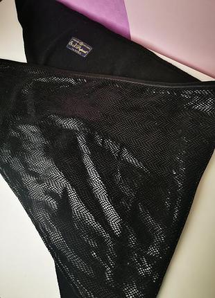 S. t. dupont косынка шарф бандана платок хустка тёплая на флисе чешуя змеи