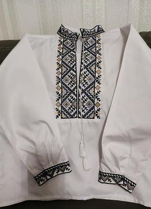 Детская вышиванка для мальчика 116 размер