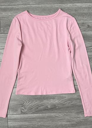Рожевий лонгслів shein