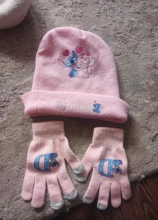 Продам шапку и варежки