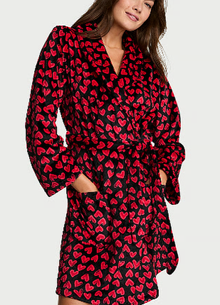 Халат флисовый оригинал виктория сикрет victoria secret