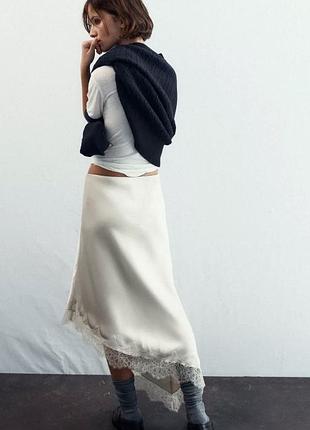 Спідниця з мереживом zara