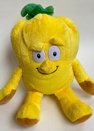 Мягкая плюшевая игрушка жёлтый перец овощ