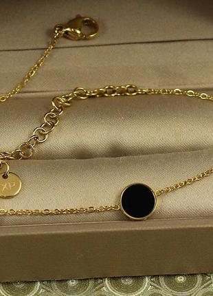 Браслет xuping jewelry циклы луны 17,5 см лимонный