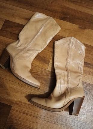 Женские высокие ковбойки