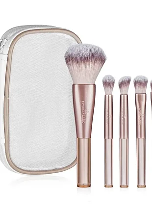Тревел-набір пензлів для макіяжу з косметичкою patricia ledo brush set, 5 шт